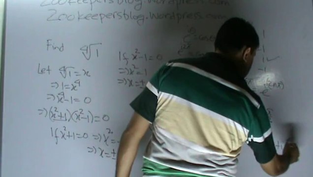 4 9 Only naughty people bother with cube root of 1 Complex number SKM Classes 16