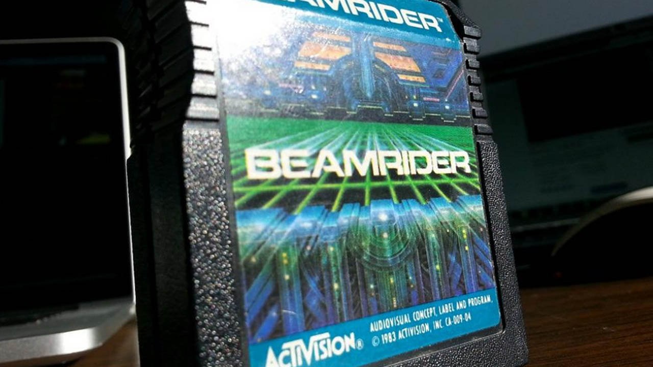 Classic Game Room - BEAMRIDER review for Atari Computers