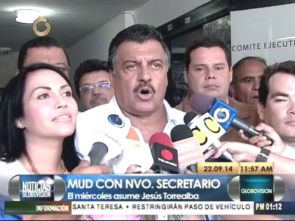 Jesús Chuo Torrealba podría ser el nuevo secretario de la MUD