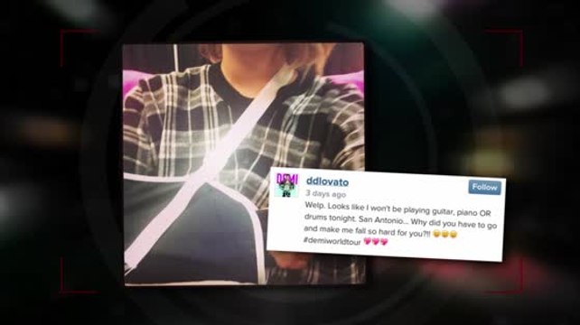 Demi Lovato Injured While On Her World Tour