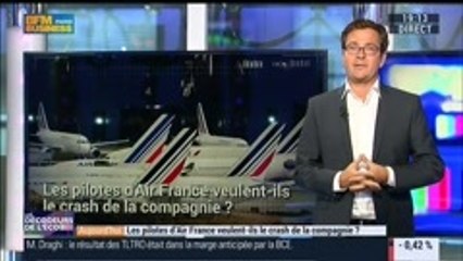 Les pilotes d’Air France veulent-ils le crash de la compagnie ?, dans Les Décodeurs de l'éco - 22/09 1/4