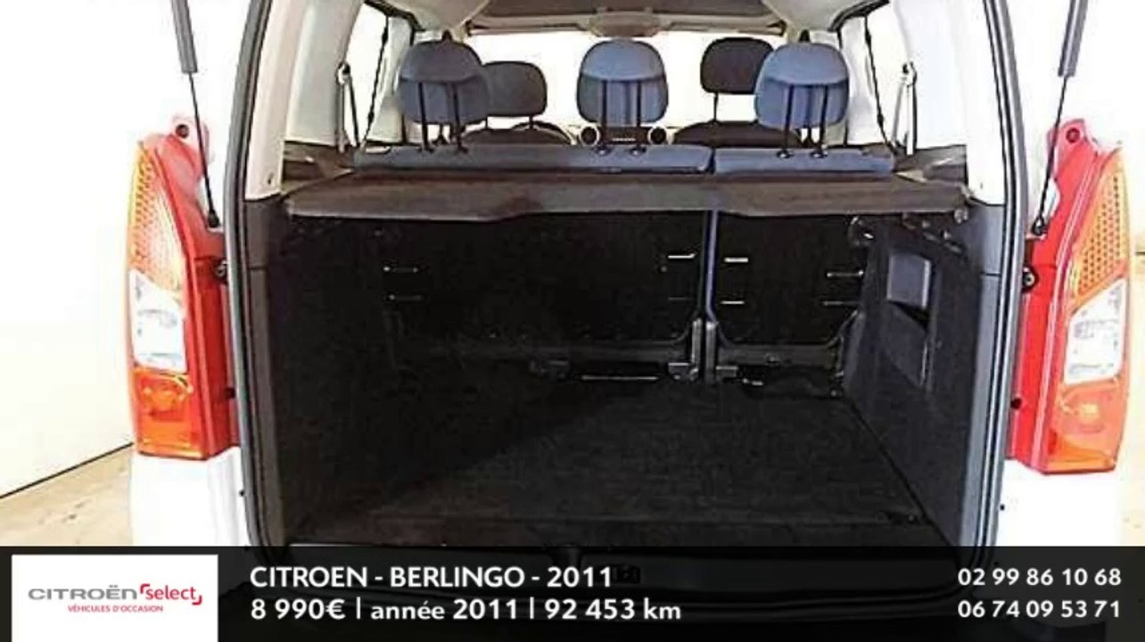 Annonce Occasion CITROëN Berlingo II HDi 75 FAP Multispace 2011