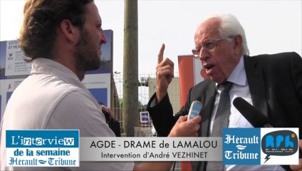 LAMALOU-LES-BAINS - 2014 - DRAME DE LAMALOU LES BAINS - Intervention d'André VEZINHET