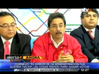 Cornejo: Desafío a Castañeda que muestre su plan de gobierno