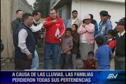 9 familias afectadas tras lluvias en Quito