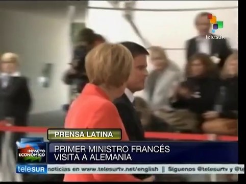 Valls visita Alemania para explicar recortes al gasto público francés