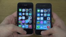 iPhone 4S iOS 8 Final Public vs. iPhone 4S iOS 7.1.2 - Opening Apps Speed Test