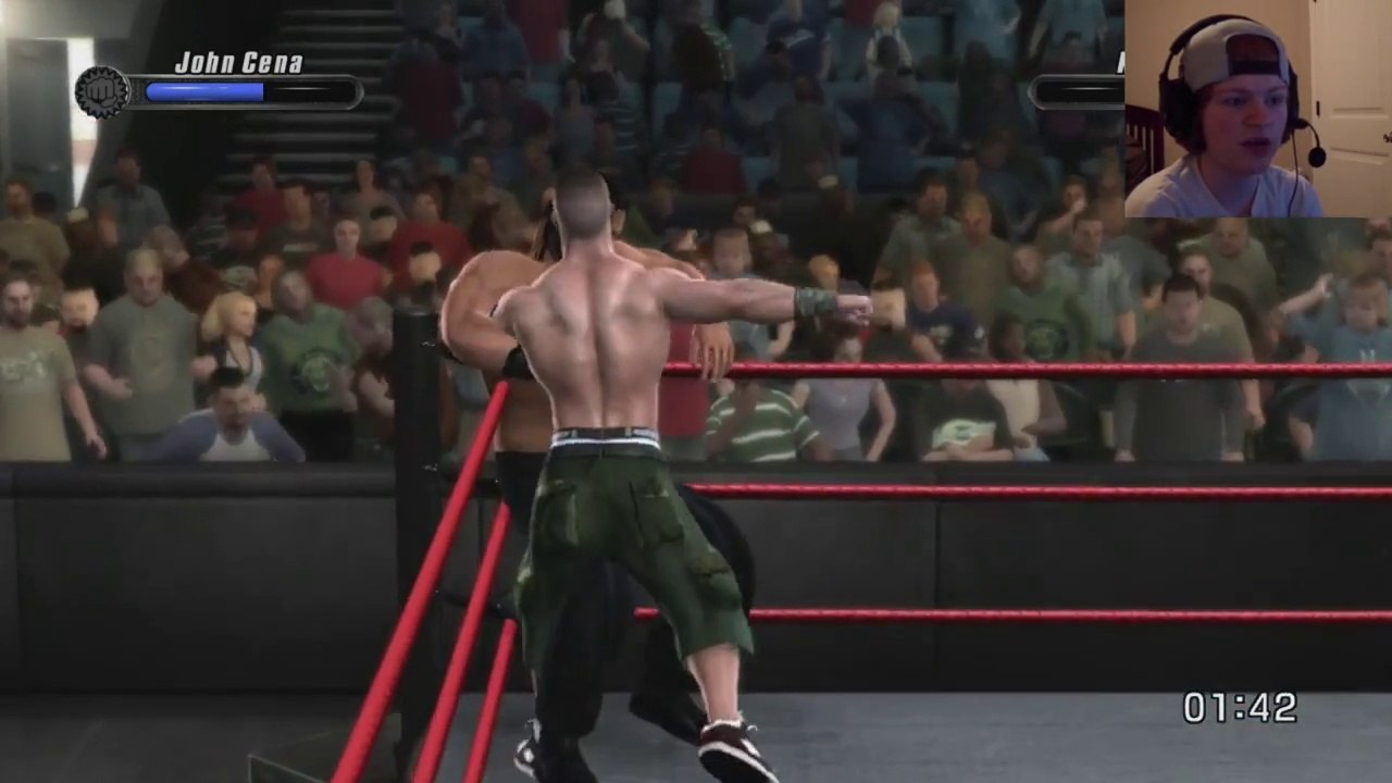 Wwe Smackdown Vs Raw 08 24 7 Mode Part 4 Featuring John Cena Xbox 360 Facecam Video Dailymotion