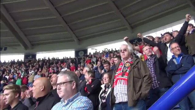 Radamel Falcao Song. Sung by the Red Army at the King Power Stadium Leicester v Manchester United 21.09.14