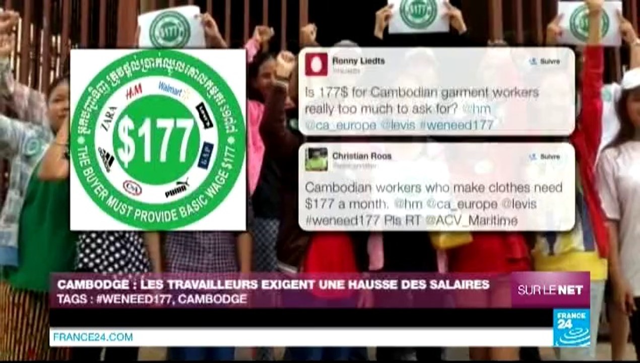 Sur le Net - Cambodge : les travailleurs exigent une hausse des salaires