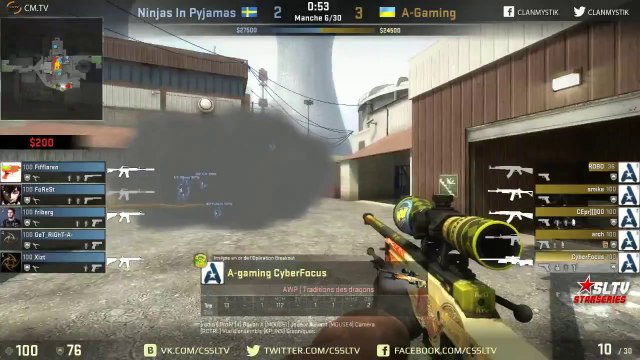 NiP vs A-Gaming CMTV SLTV StarSeries XI