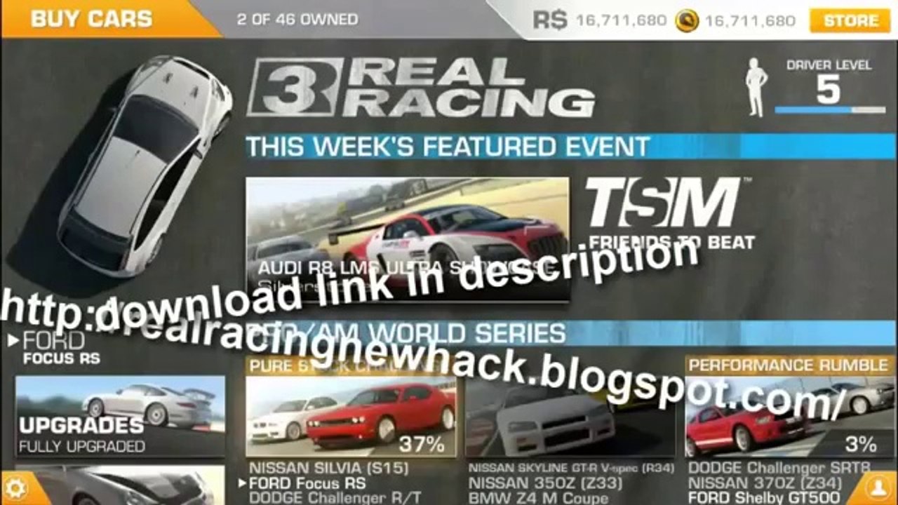 Real Racing 3  Hack Cheat 100% Working Unlimited Money and Gold - With Proof