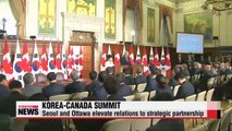 Korea, Canada sign FTA, establish strategic partnership