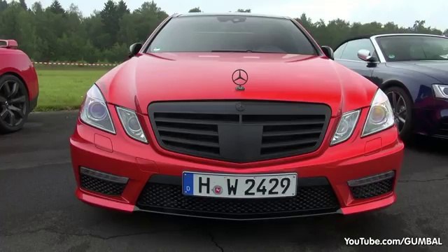 650 bg'lik Mercedes E63 AMG ve Audi RS6 (650bg) vs Audi R8 Capristo (440bg)