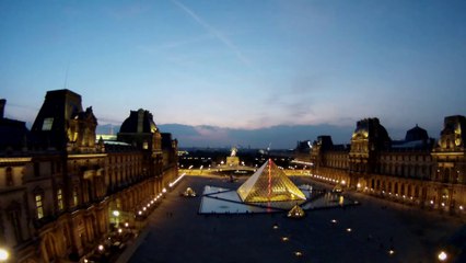 Timelapse louvre soir