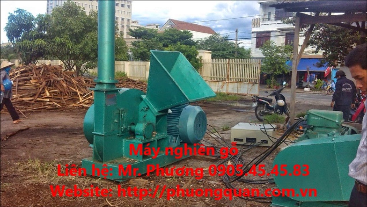 Máy nghiền cành cây thành mùn cưa chất lượng