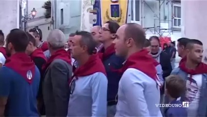 Irsina festa di sant'eufemia  percorso nella parte vecchia del paese