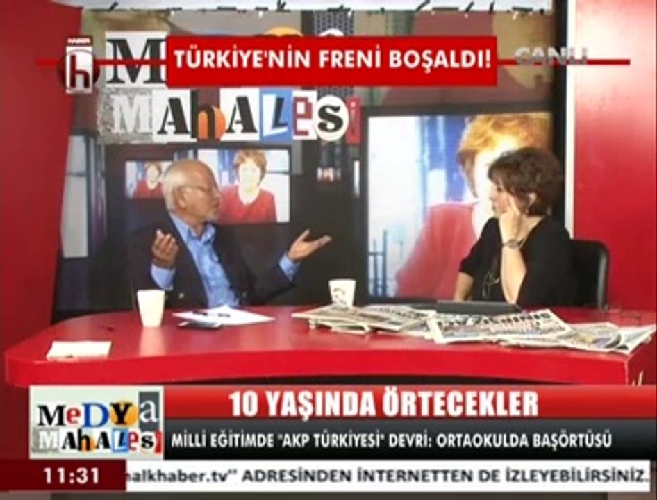 Ayşenur ARSLAN ile Medya Mahallesi konuk Gazeteci Haluk Şahin 1 23 Eylül 2014