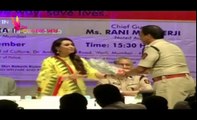 Actress Rani Mukerji Promotes Mumbai Police Initiative ‘Make Way for Ambulance campaign’