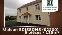 A vendre - maison - SOISSONS (02200) - 6 pièces - 115m²