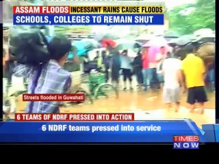 Assam: Incessant rains cause floods