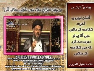 ہر چیز میذان حق میں تولی جائے گی ۔ مولانا عقیل الغروی