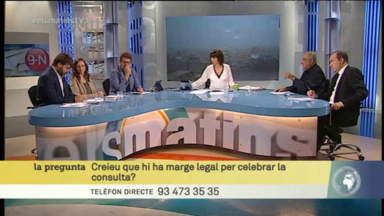 TV3 - Els Matins - Tertúlia del 22/09/14 (part 1). Entrevista a Xavier González de Rivera
