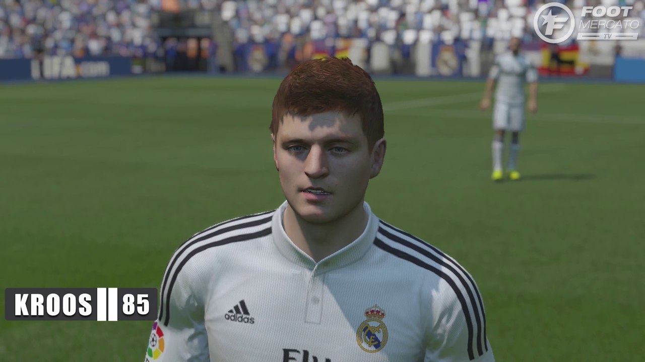 Die gesichter der spieler von real madrid in fifa 15