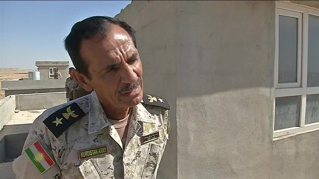 REPORTAGE - Sur la ligne de front avec les Peshmergas