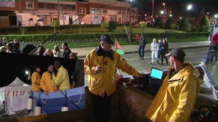 telethon 2013 à calais  avec la caravane france télévision et damien thevenot