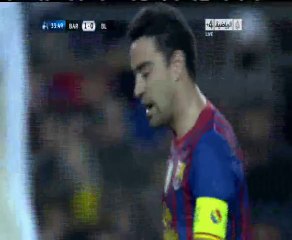 برشلونة 7-1 ليفركوزن الشوط الاول