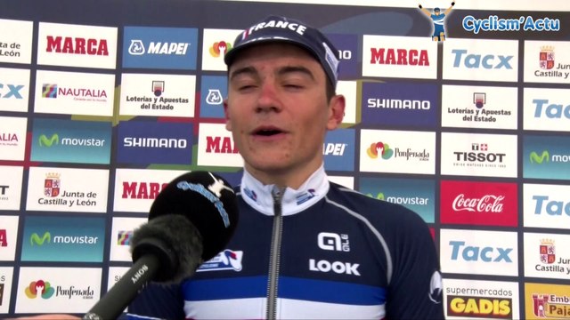 Mondiaux - Ponferrada 2014 : Jérémy Defaye après le chrono' Juniors