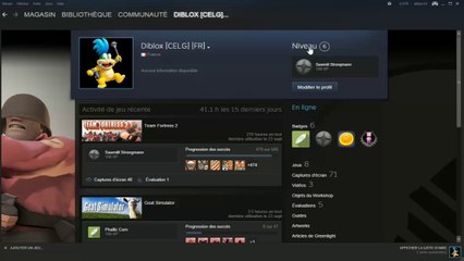 Diblox - Creation d'un badge steam