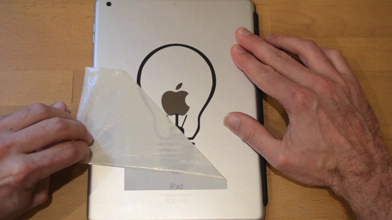Poser un sticker sur votre Ipad ou tablette