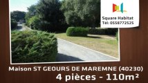 A vendre - Maison/villa - ST GEOURS DE MAREMNE (40230) - 4 pièces - 110m²