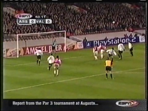 2001.04.04: Arsenal FC 2 - 1 Valencia CF (Resumen)