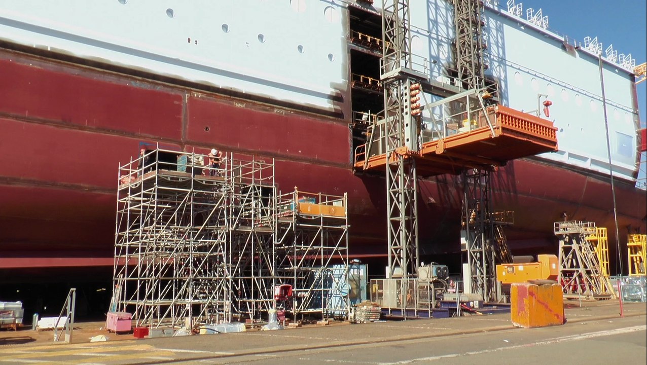 Chantier naval STX Saint-Nazaire, la CFDT fait le choix de l'emploi