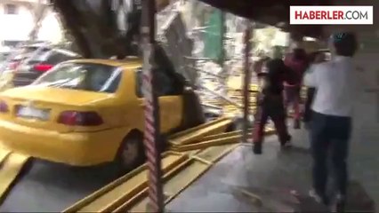 Taksim'de İskele Altında Kalanlar Böyle Kurtarıldı