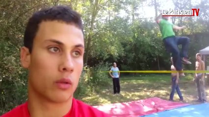 Découvrez le Slackline avec le champion de France Louis Boniface