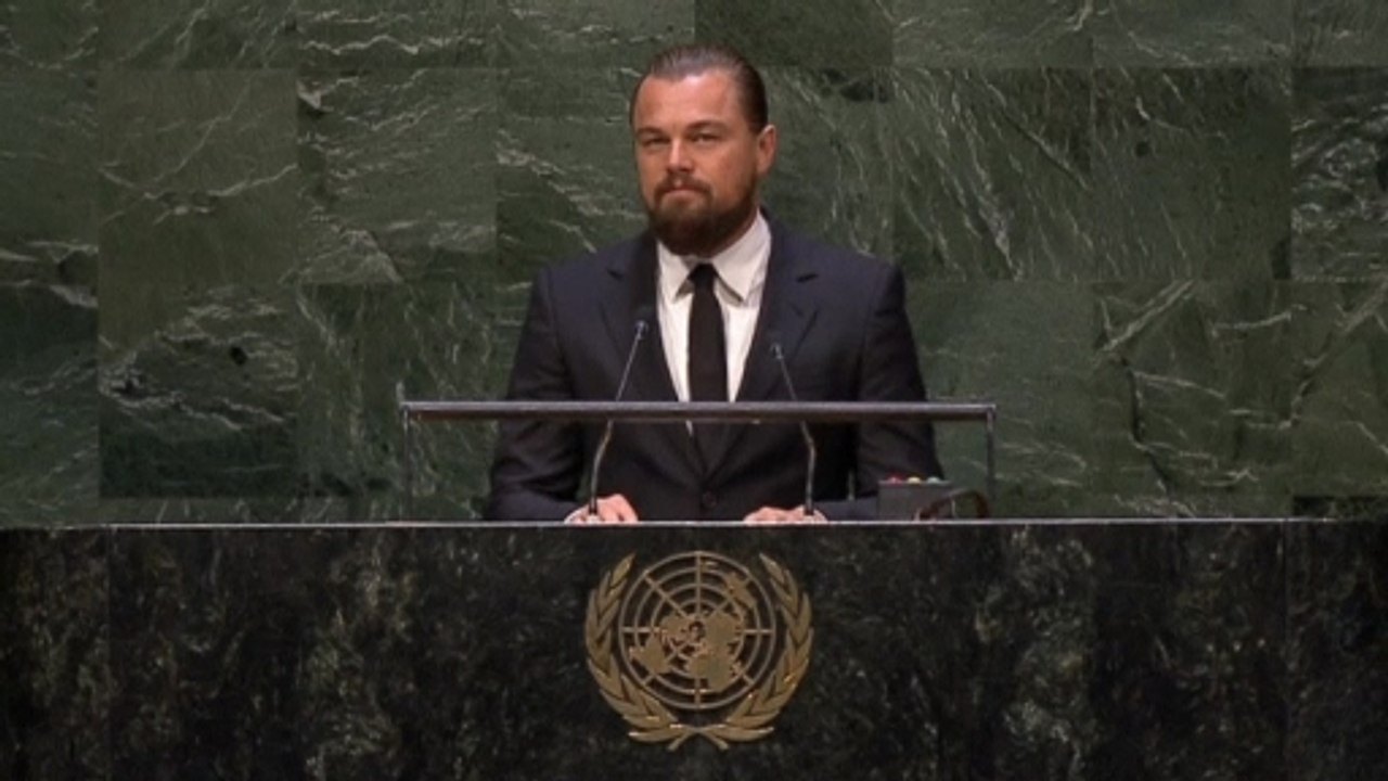 DiCaprio fights for planet earth