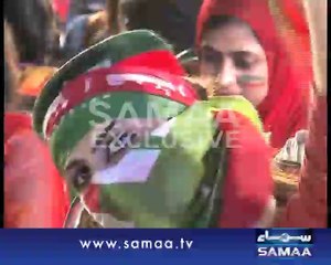 شیخ رشید کی پرجوش تقریر میں نعروں کے بریک