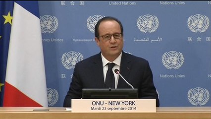 Hollande sur l'otage français: "nous ne cèderons à aucun chantage"