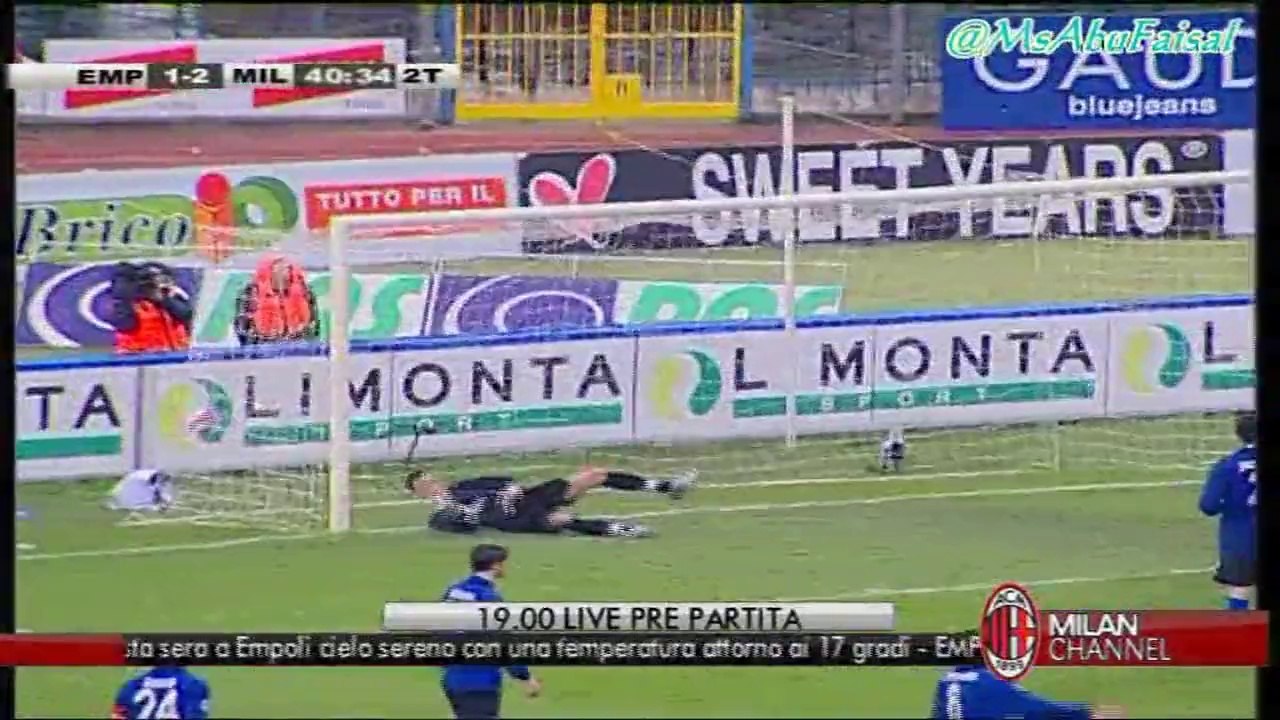 Milan 3-1 Empoli 2008 Goal Ambrosini KaKa