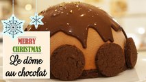 Le dôme au chocolat fondant - Recette dessert Noël