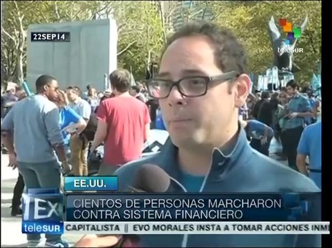 Nueva York: ambientalistas protestan para frenar el cambio climático