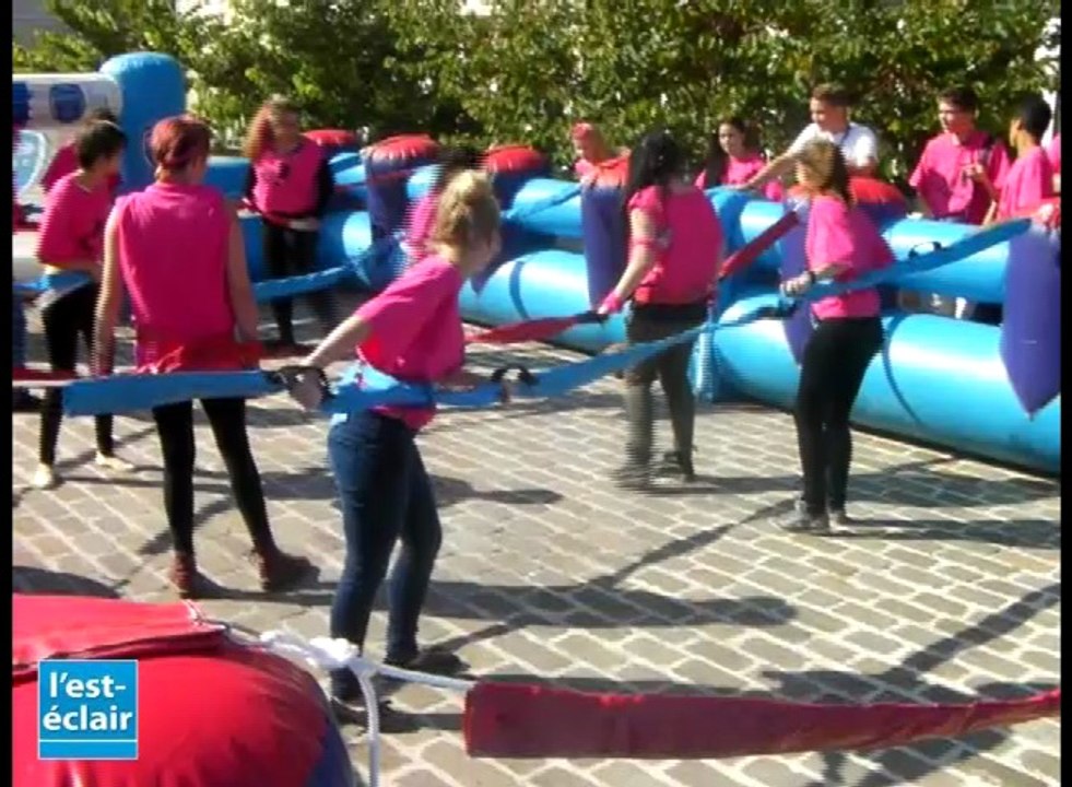 700 étudiants dans les rues pour le raid urbain des Clés de Troyes