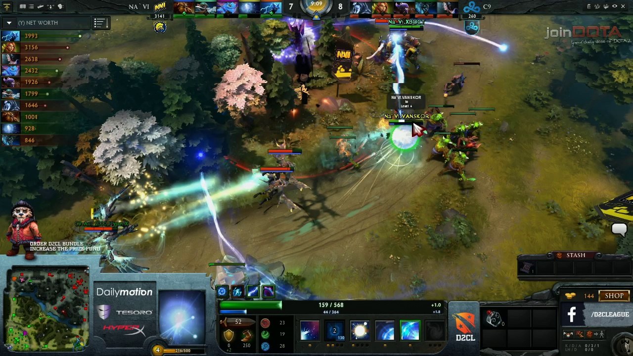 Na'Vi vs Cloud 9 Game 1 Part 2 - Dota 2 Champions League @TobiWanDOTA