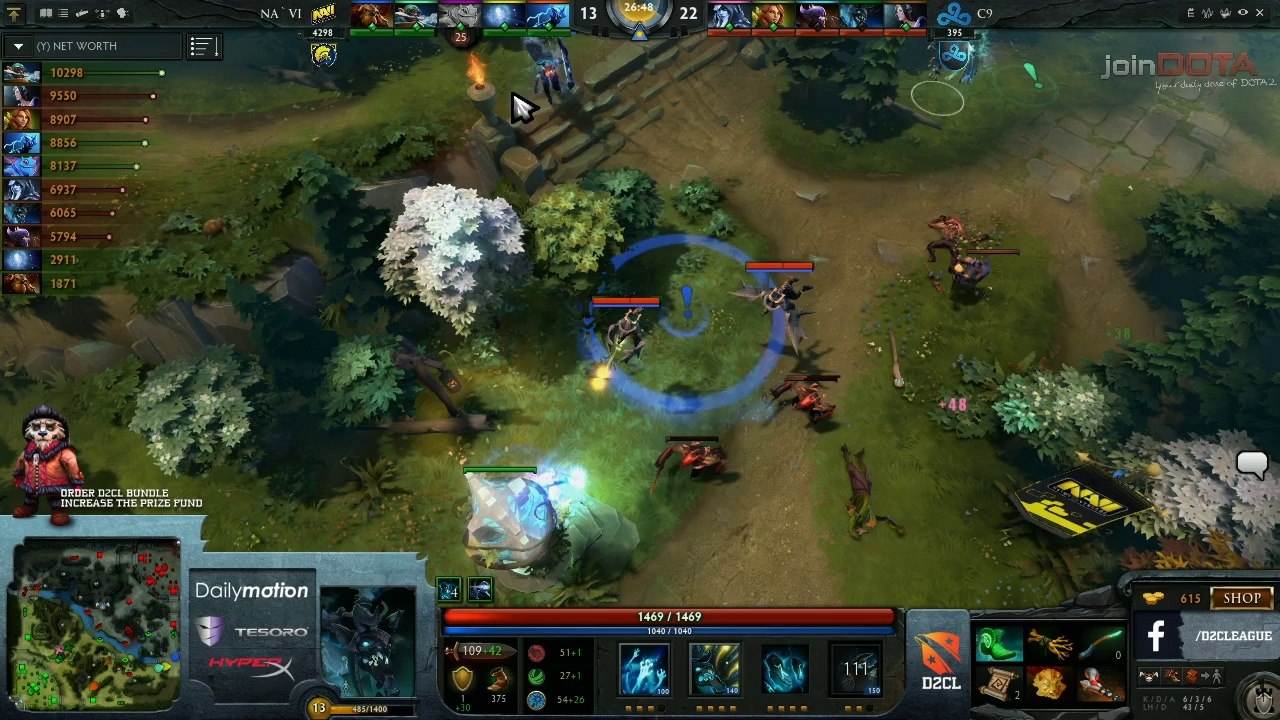 Na'Vi vs Cloud 9 Game 1 Part 2 - Dota 2 Champions League @TobiWanDOTA
