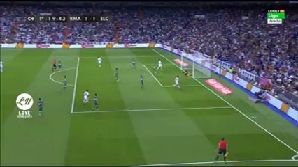 Bale Goal. Real Madrid 3-1 Elche.