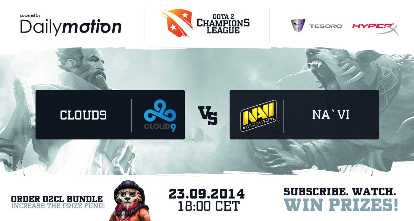 Na'Vi vs Cloud 9 Game 1 Part 1 - Dota 2 Champions League @TobiWanDOTA